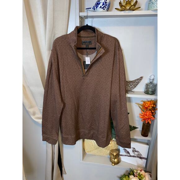PS. A. Bank Reserve Traditional Fit XL NWT $129.50 100% Cotton Brown Long Sleeve - Picture 1 of 11
